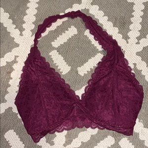 Gilly Hicks Burgundy Bralette
